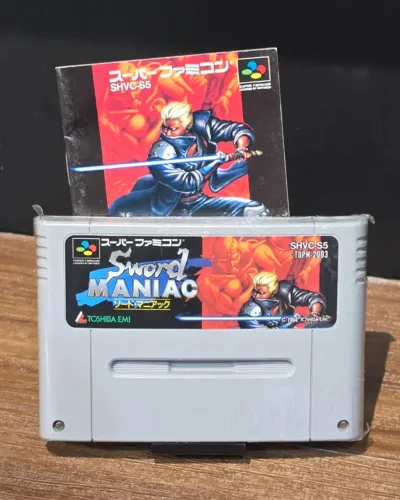 Jogo Sword Maniac Super Famicom Original