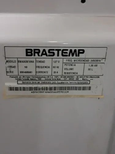 Forno Micro-ondas 29L BRASTEMP 