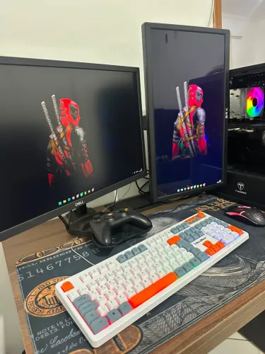 ? SETUP GAMER COMPLETO ? PC + 2 MONITORES + CADEIRA + MESA