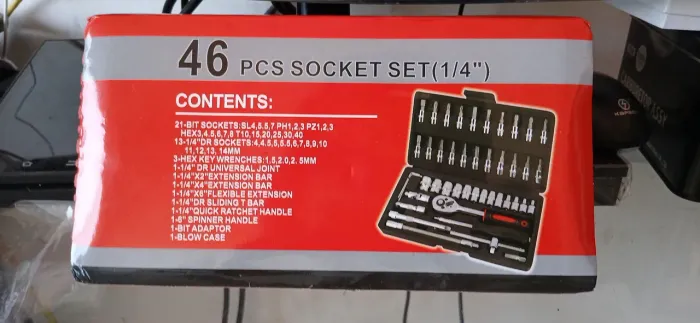 Kit de Ferramentas com Catraca e Soquetes - Completo