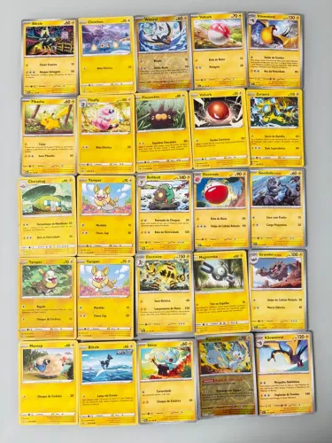 Cartas Pokémon - Comum *TIPO ELÉTRICO*