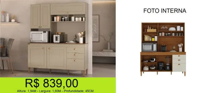 Cozinha americana de alto padrão - Parcele sem juros