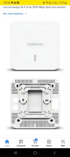 Ap empresarial Wi-Fi 6, 3620 Intelbrás