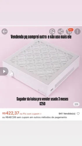 Sugador de pó unha