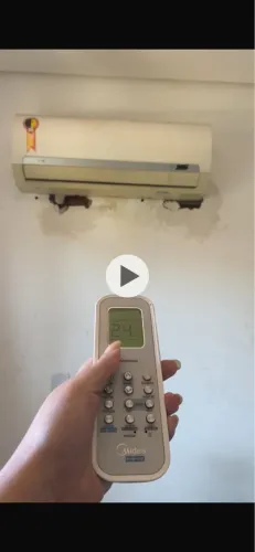 Ar-Condicionado Split Midea 12.000 BTUs (Funcionando / Ler descrição)