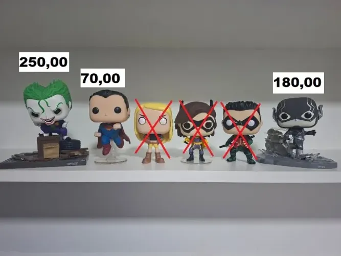 Funko Lote Dc Comics ( sem caixa)