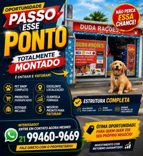 Passo ponto dessa casa de rações