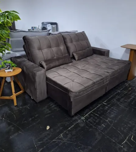 Sofás retratil e reclinável a pronta entrega 