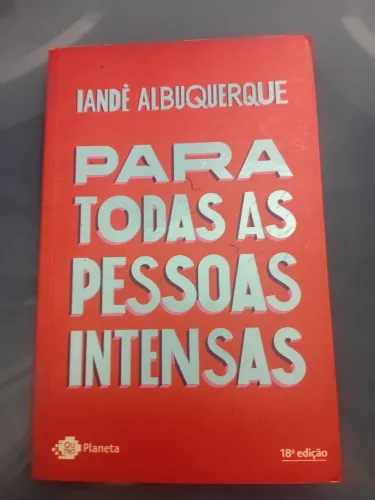 Livro - Para todas as pessoas intensas