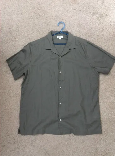 Camisa de Linho GAP gola cubana G