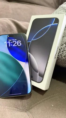 iPhone 15 Pro Max 256 GB Titânio Natural Impecável com Caixa
