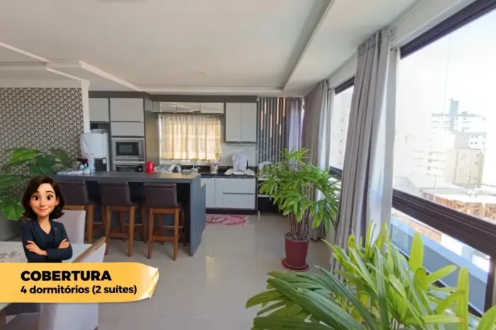 COBERTURA/APARTAMENTO À VENDA, 04 DORMITÓRIOS COM SUÍTE, BAIRRO GRAVATÁ EM NAVEGANTES, R$ 