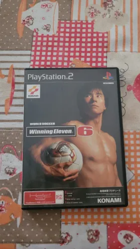 Winning Eleven 6 Original Japonês PS2 + Capinha