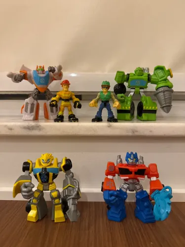 Lote - Heróis Transformers Rescue Bots Hasbro Playskool - articuláveis