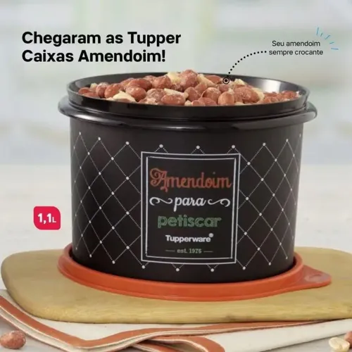 Tupperware Bistrô Amendoim 1,1L