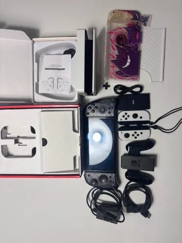 nintendo switch oled 64gb semi novo em bom estado