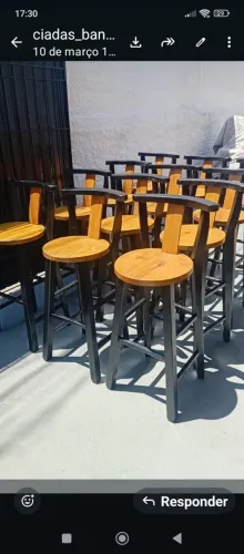 Banquetas novas VÁRIAS CORES 