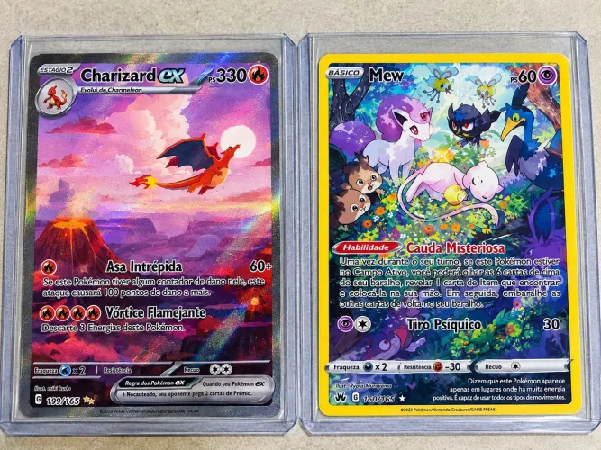 Mew e Charizard