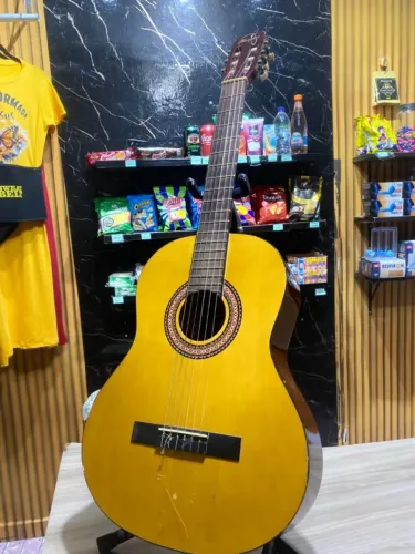 Violão Nylon Acústico Amarelo Memphis AC-39