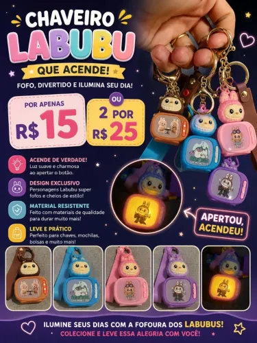 Chaveiro labubu
