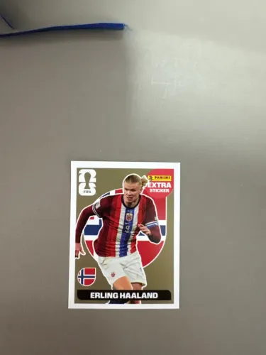 Figurinha legend, de ouro do haaland