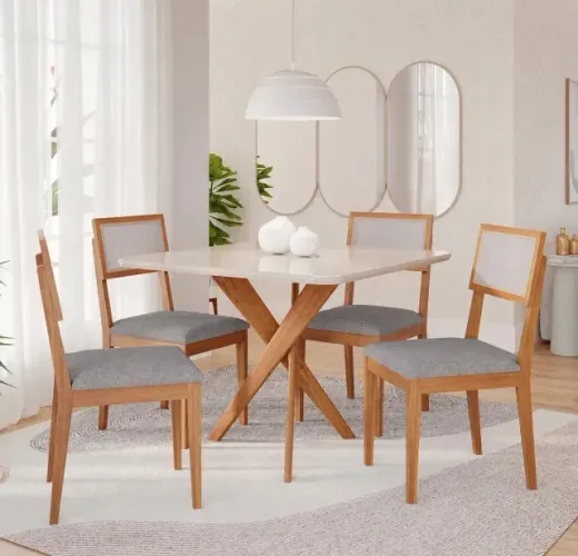 Conjunto de Jantar Vicenza 4 Lugares