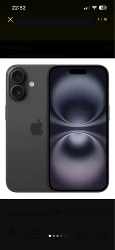 Apple iPhone 16 (128 GB) - Preto 