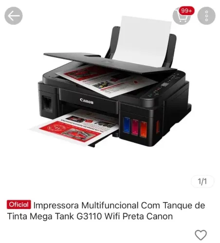 IMPRESSORA CANON NOVA NA CAIXA!