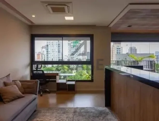 Apartamento para Locação 2 Suítes no Condominio Gamaro na Vila Olímpia Varanda Gourmet e L