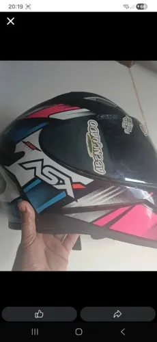 Vende-se capacete col duas viseira e fone de ouvido 