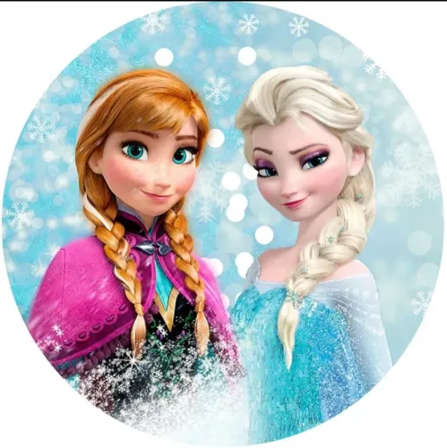 Capa painel redondo frozen 1,5 m