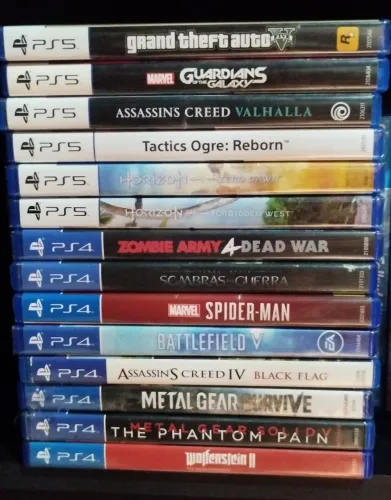 MÍDIAS FÍSICAS PLAYSTATION 4 E 5