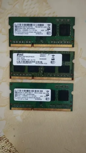3 memórias ram 4gb cada