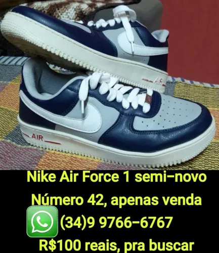 tênis Nike Air Force 1 número 42 semi-novo