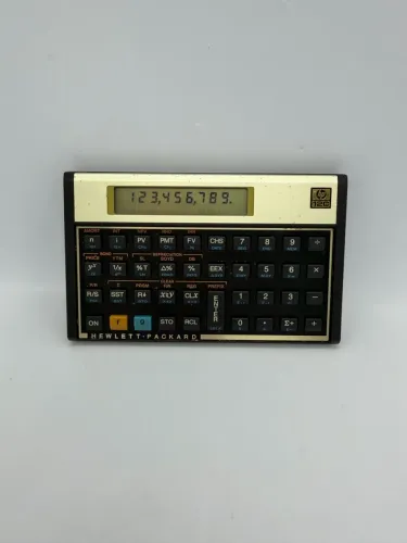 Calculadora Financeira HP 12C Hewlett-Packard - Funcionando