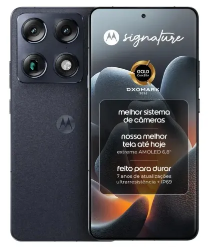 Motorola Signature 5G 12GB/512GB Preto [LACRADO]