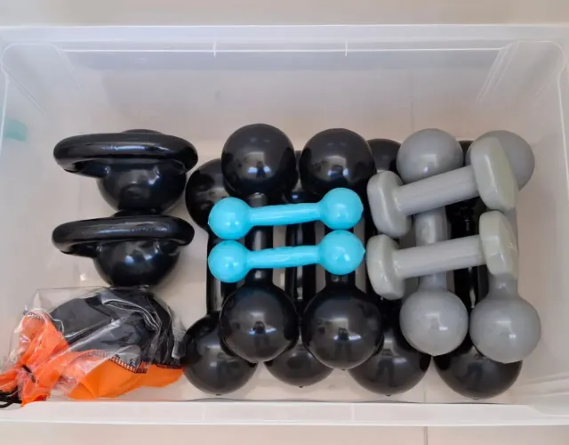 Kit de Halteres e Kettlebells - Rope Store e Decathlon