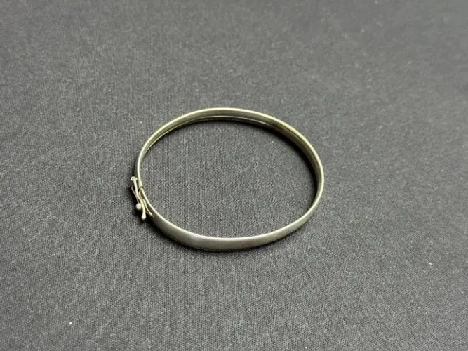 Pulseira de Prata Rígida prata 925,