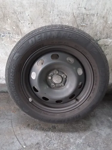 Vendo 4 rodas de ferro 5x100 aro 16, montadas com pneus 205/60R16 