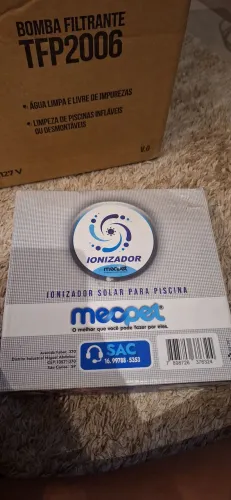 Ionizado solar para piscina