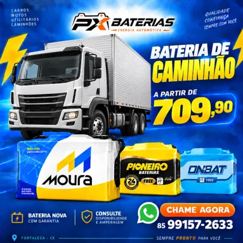 BATERIA NOVA DE CAMINHAO A PARTIR DE 709,90