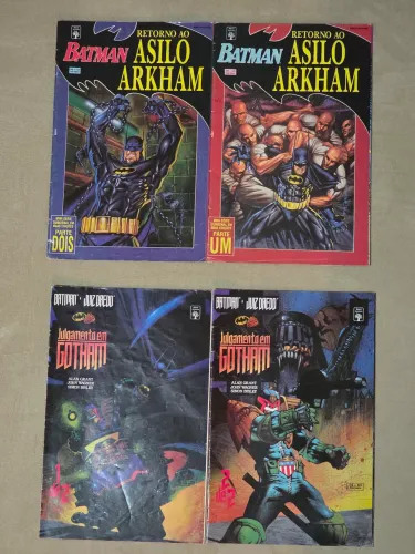 [SÓ VENDA] Gibis Batman - Retorno ao Asilo Arkham - Batman vs Juiz Dredd