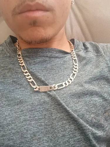 Cordão prata 950. Elo 3.1 53cm e 82g negociável 