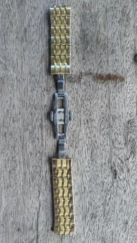 Pulseira de Relógio banhada a ouro