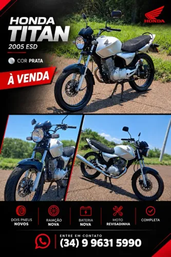 HONDA TITAN 150 ESD 2005 ? À VENDA