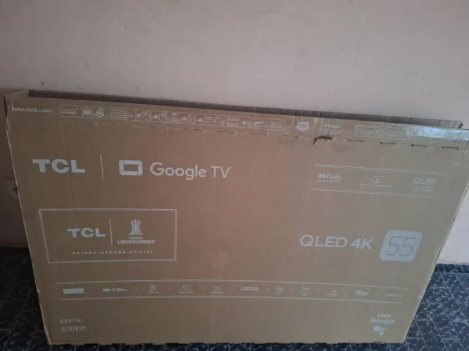 Caixa de papelão para TV
