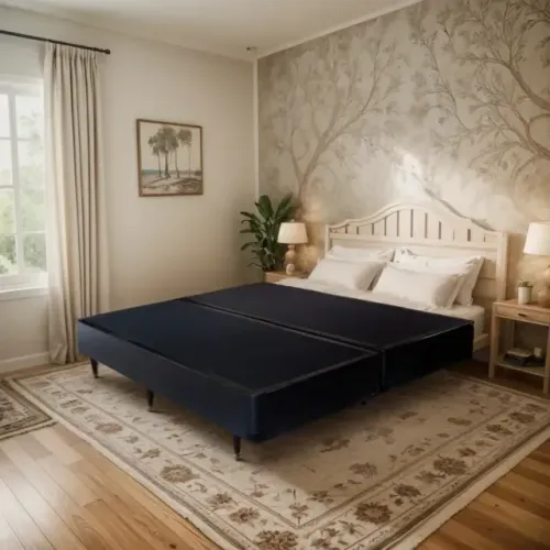 Cama Base Box Casal Preto