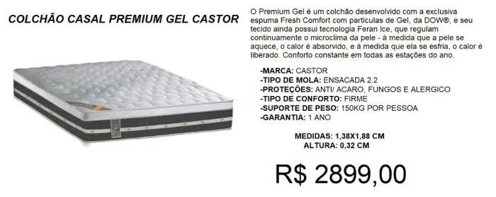 COLCHAO A PRONTA ENTREGA