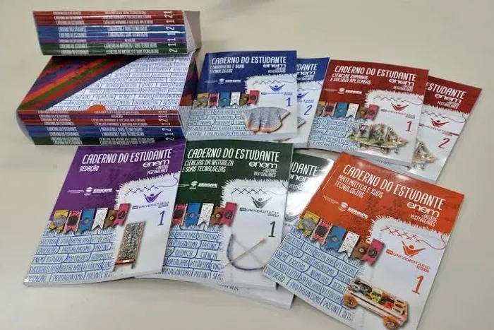 Caderno do estudante -Livros Seduc