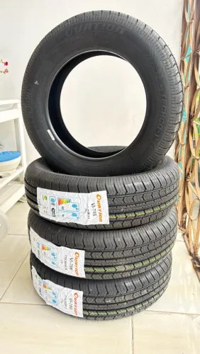 4 PNEUS NOVOS 175/60 R13 (NÃO É REMOLD)